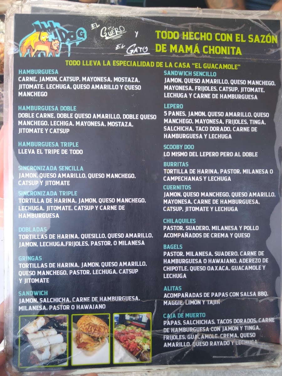 El Güero Y El Gato Menu - Image 1